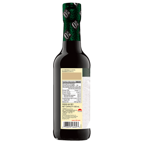 頭道原釀減鹽頭抽500毫升 | Supreme Authentic First Draw Reduced Soy Sauce 500ml