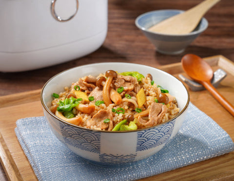 電飯煲香菇肉片飯