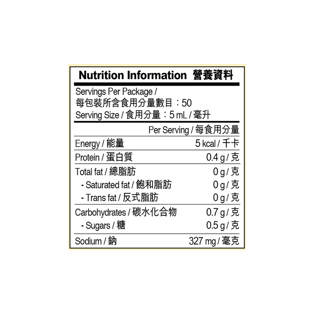 特鮮生抽 250毫升 | Premium Soy Sauce 250ml