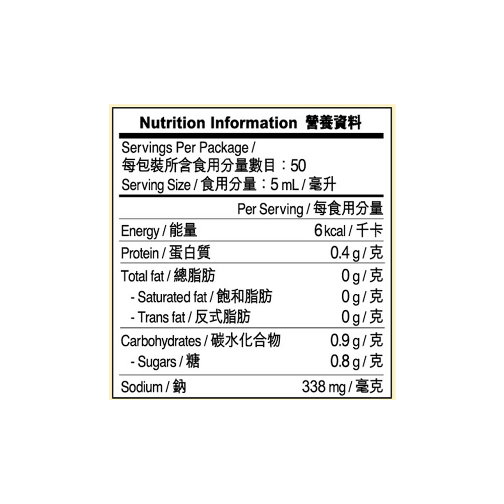 Gluten Free Soy Sauce 250ml