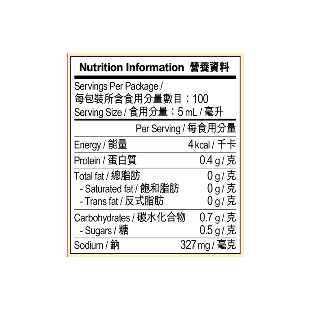 特鮮生抽 500毫升 | Premium Soy Sauce 500ml