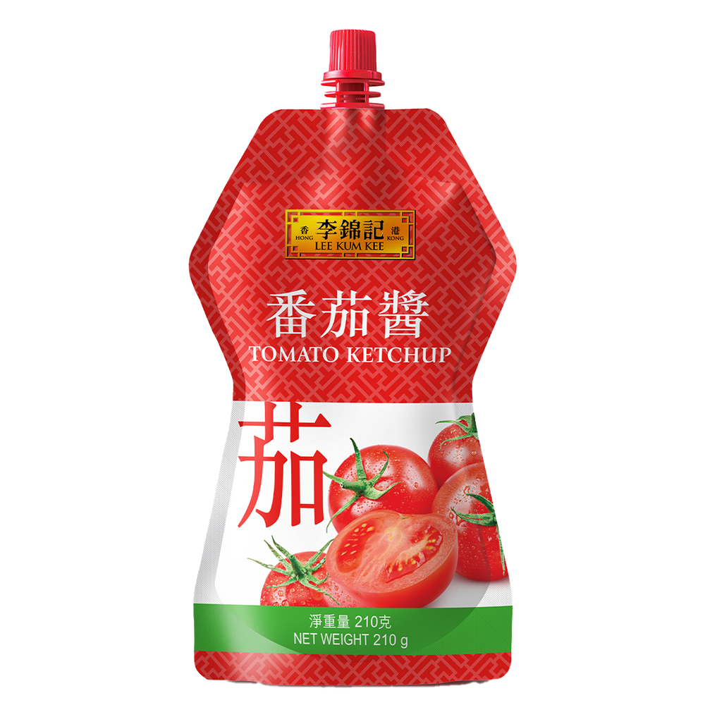 番茄醬直立唧唧裝 210克