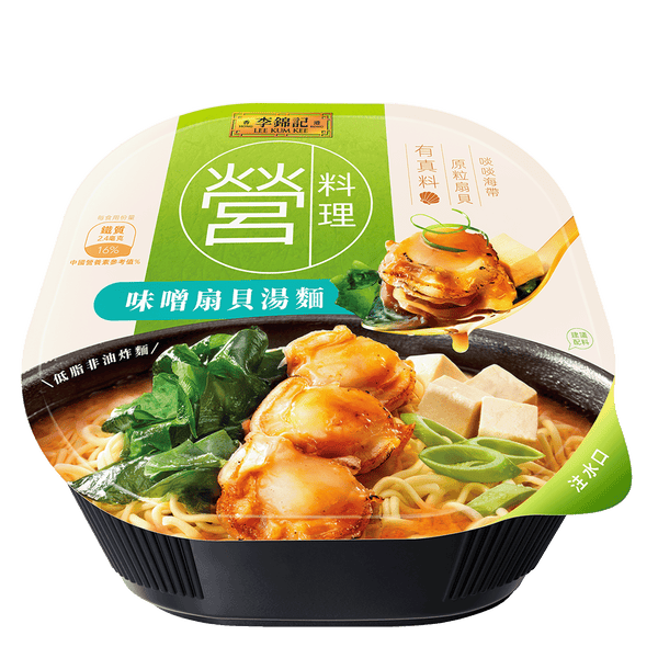 味噌扇貝湯麵 122克