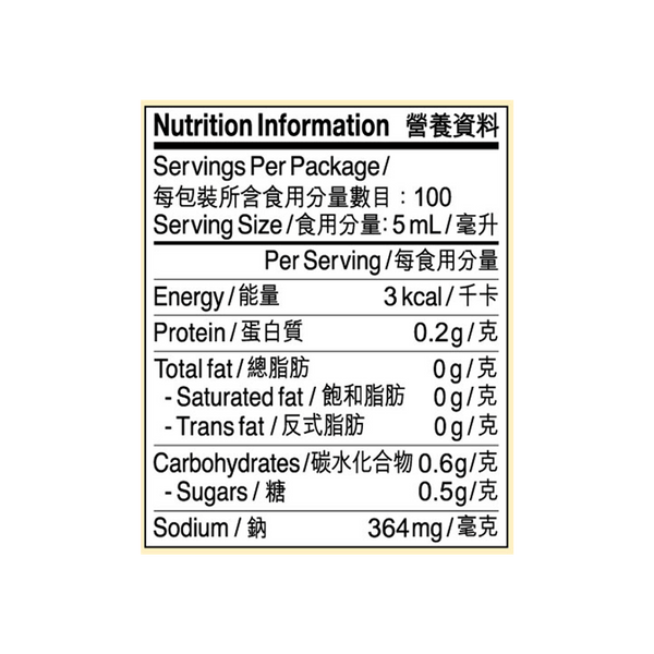 鮮味生抽 500毫升 | Soy Sauce 500ml