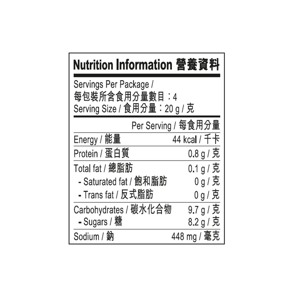 Sauce for Oriental Pork Chop 80g