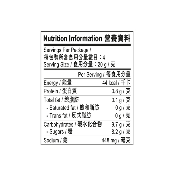 Sauce for Oriental Pork Chop 80g