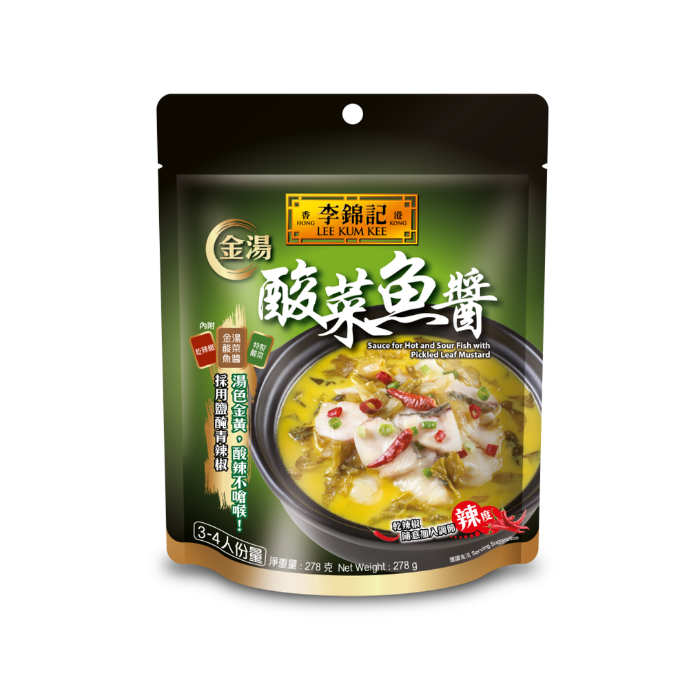 金湯酸菜魚醬 278克